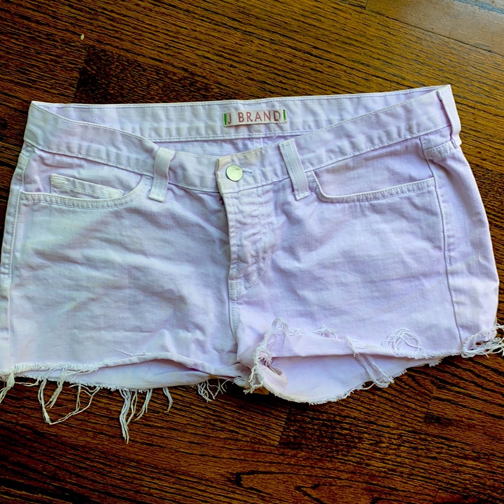 Soft Lilac J. Brand Jean shorts